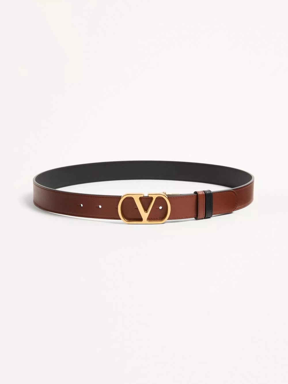 Valentino VLogo Signature Reversible Shiny Calfskin Belt - 30Mm / 1.2 In.